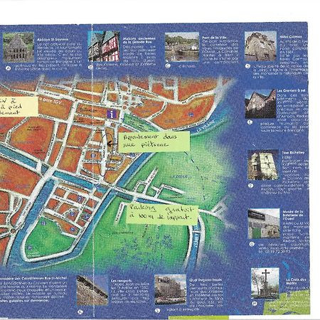 Spacieux T3 Lumineux Dans Quartier Historique Avec Wifi Redon Luaran gambar